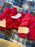 hand dyed  super-wash merino wool worsted weight