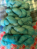 hand dyed yak/ mulberry silk/merino wool fingering weight