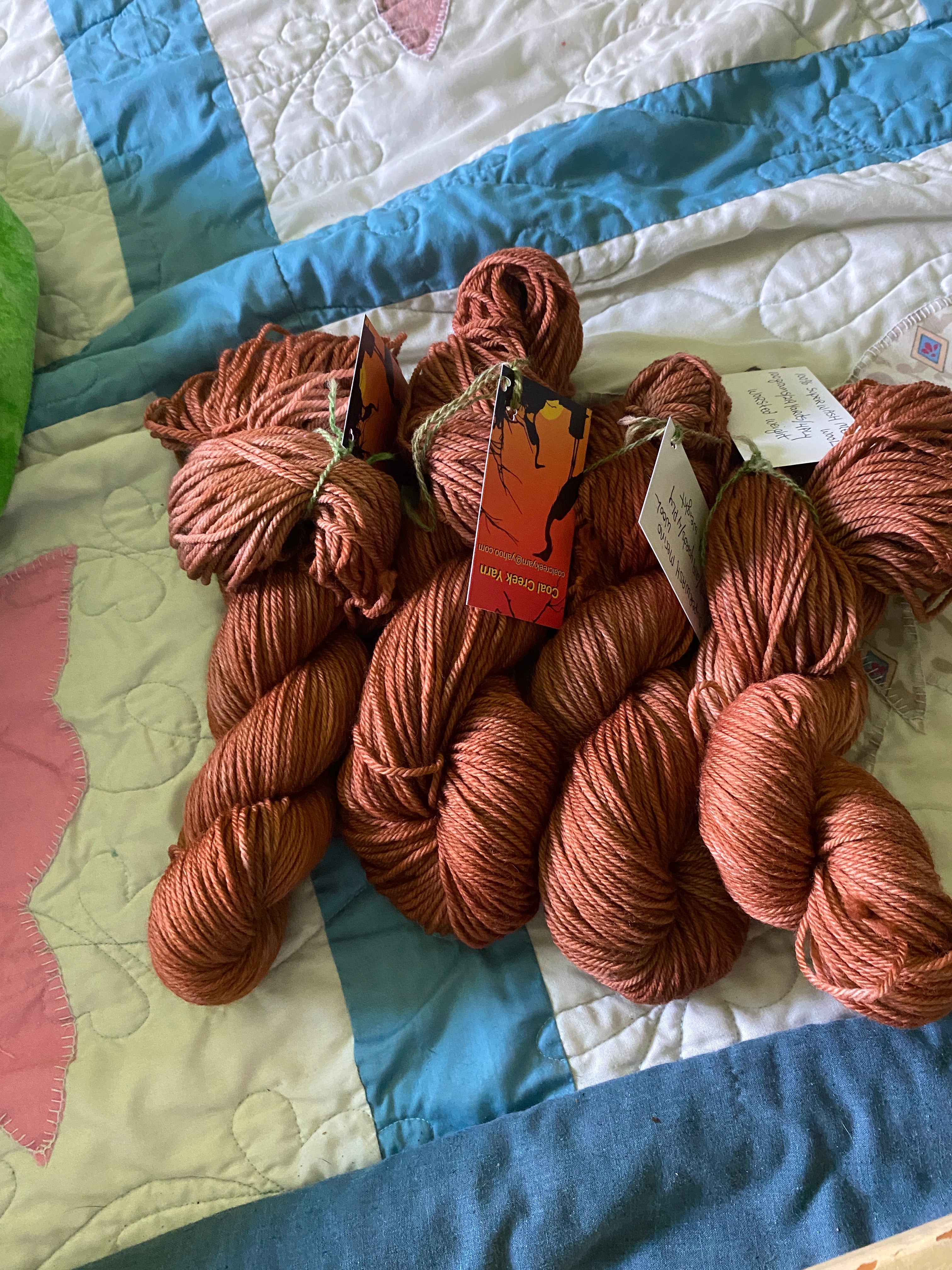 hand dyed  super-wash merino wool worsted weight
