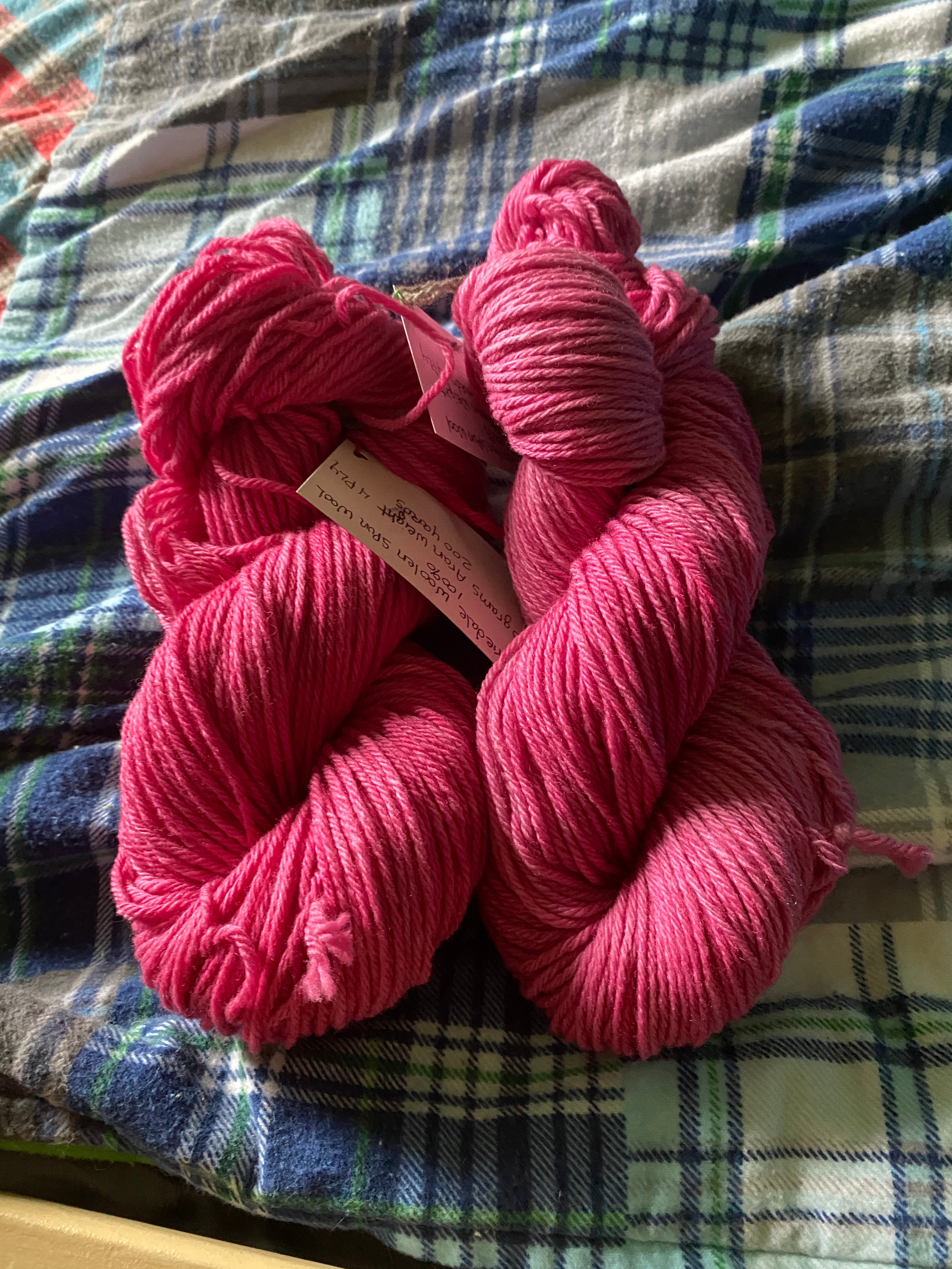 Corriedale woolen spun wool aran weight